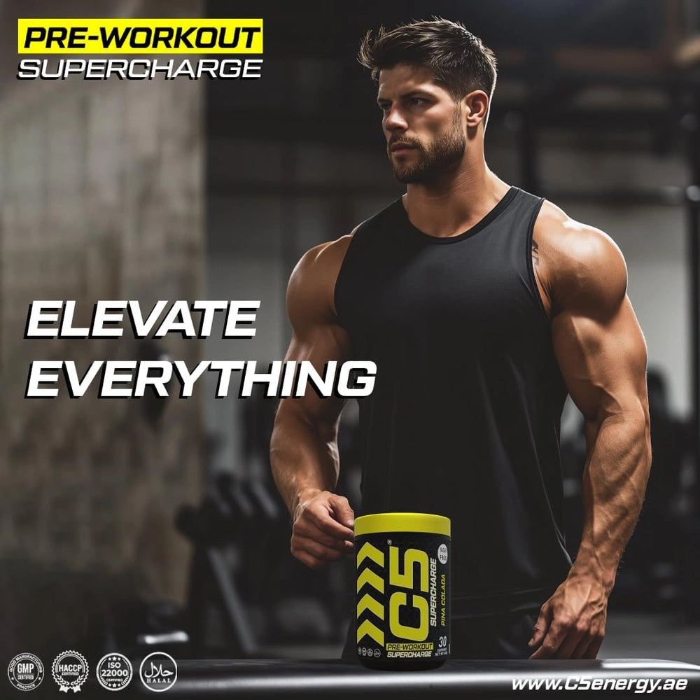 C5 Supercharge Pre Workout Powder Pina Colada
