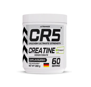 CR5 Creatine Monohydrate Powder – Creapure® Micronized, Unflavoured, 5000mg Per Serving, 60 Servings, 300g – Muscle Strength, Power & Recovery Supplement - Ultramade