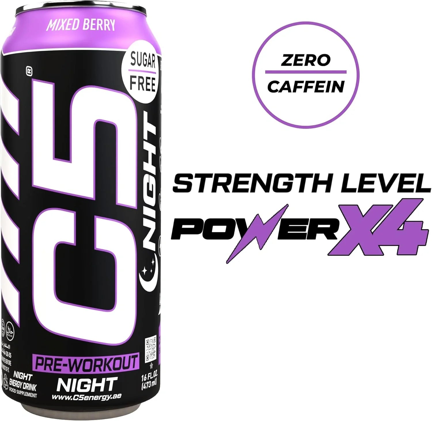C5 Night Pre-Workout Energy Drink: Your Zero-Calorie Training Partner