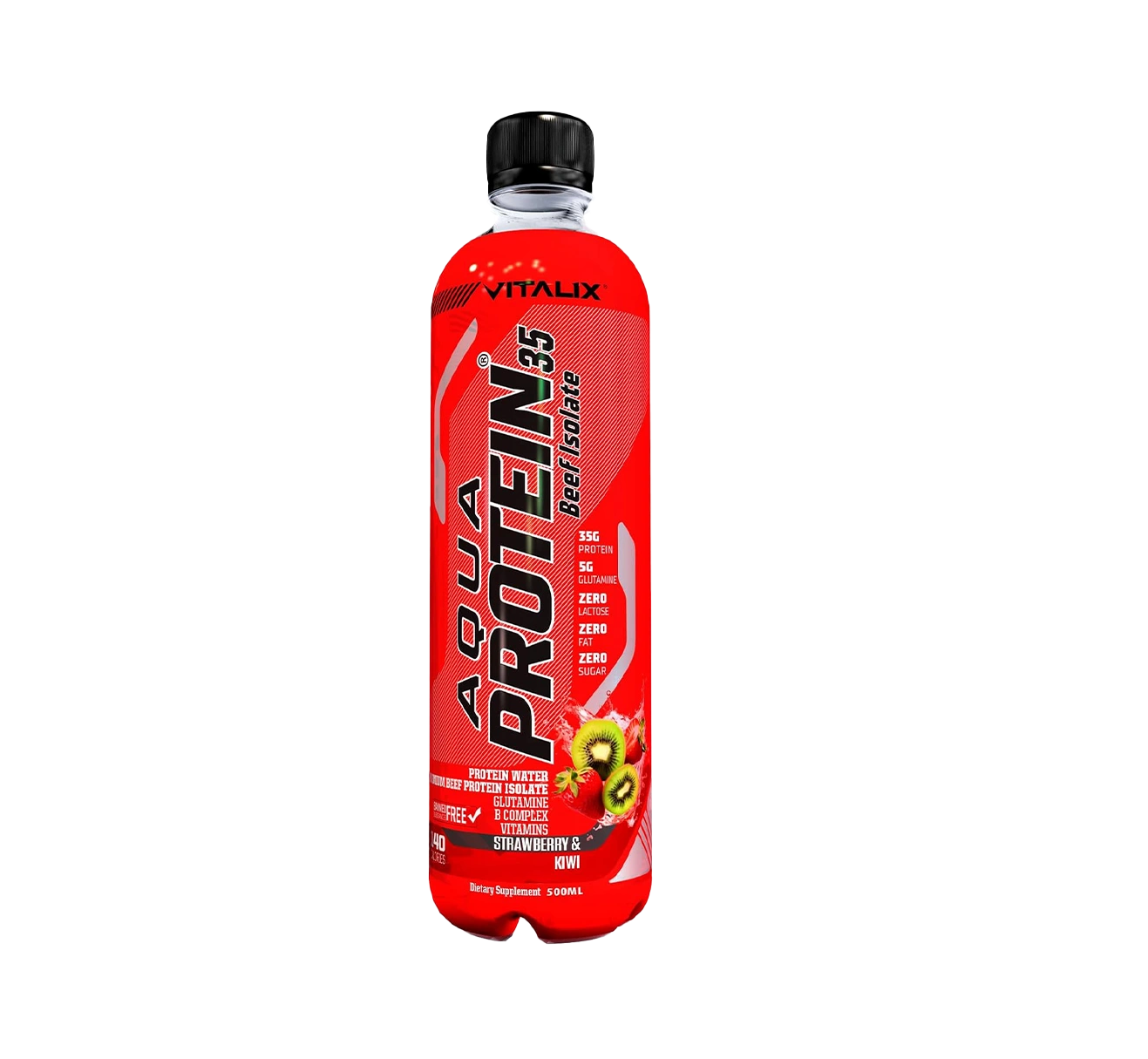 Aqua Protein 35 Premium Beef Protein Isolate - Strawberry & Kiwi - Ultramade