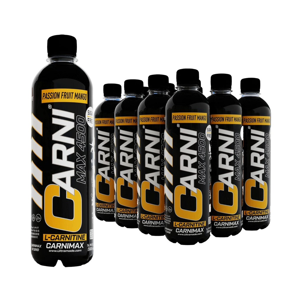 Carnimax L-Carnitine – Passion Fruit Mango – 0g Sugar, 4500mg L-Carnitine - Ultramade