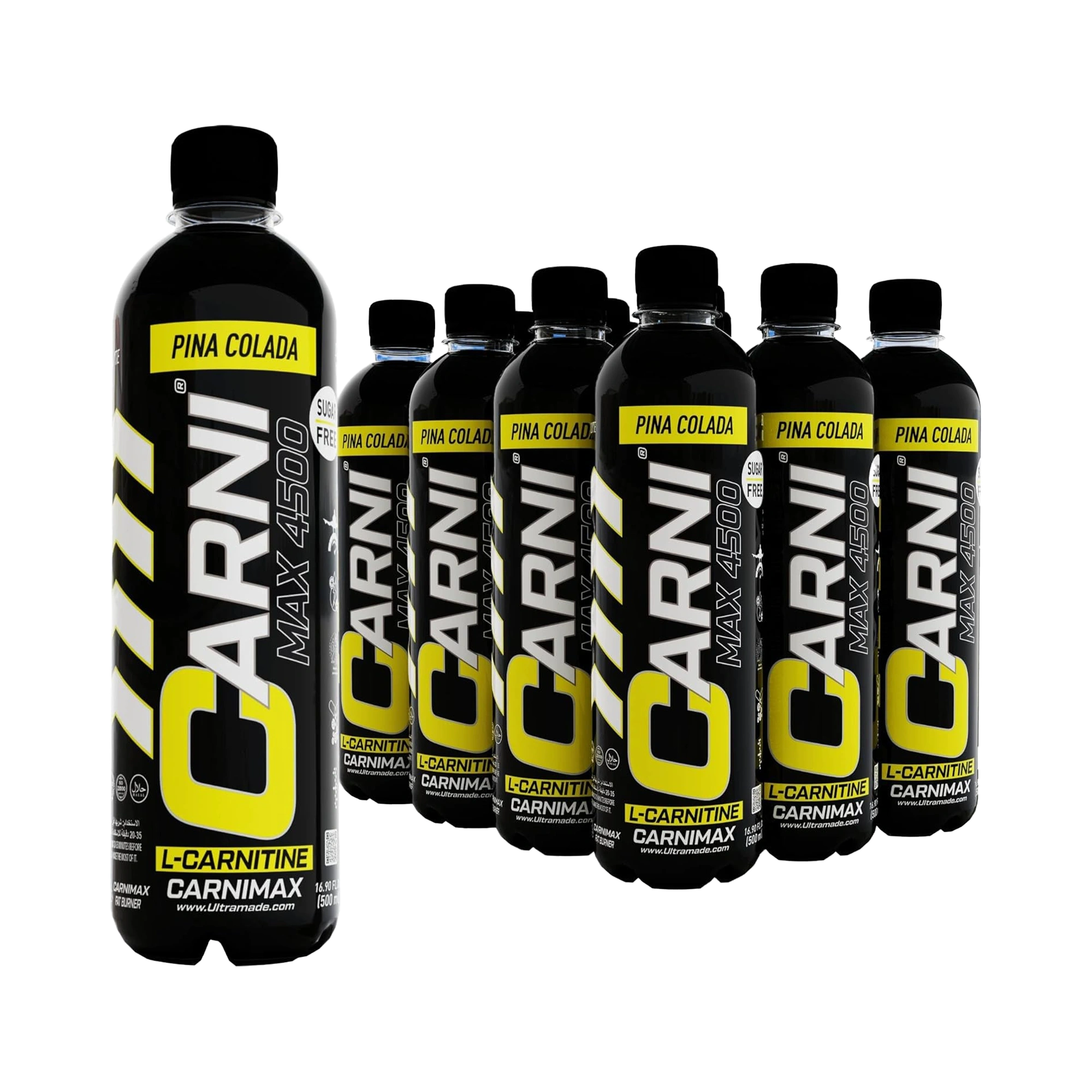 Carnimax L-Carnitine – Pina Colada – 0g Sugar, 4500mg L-Carnitine - Ultramade