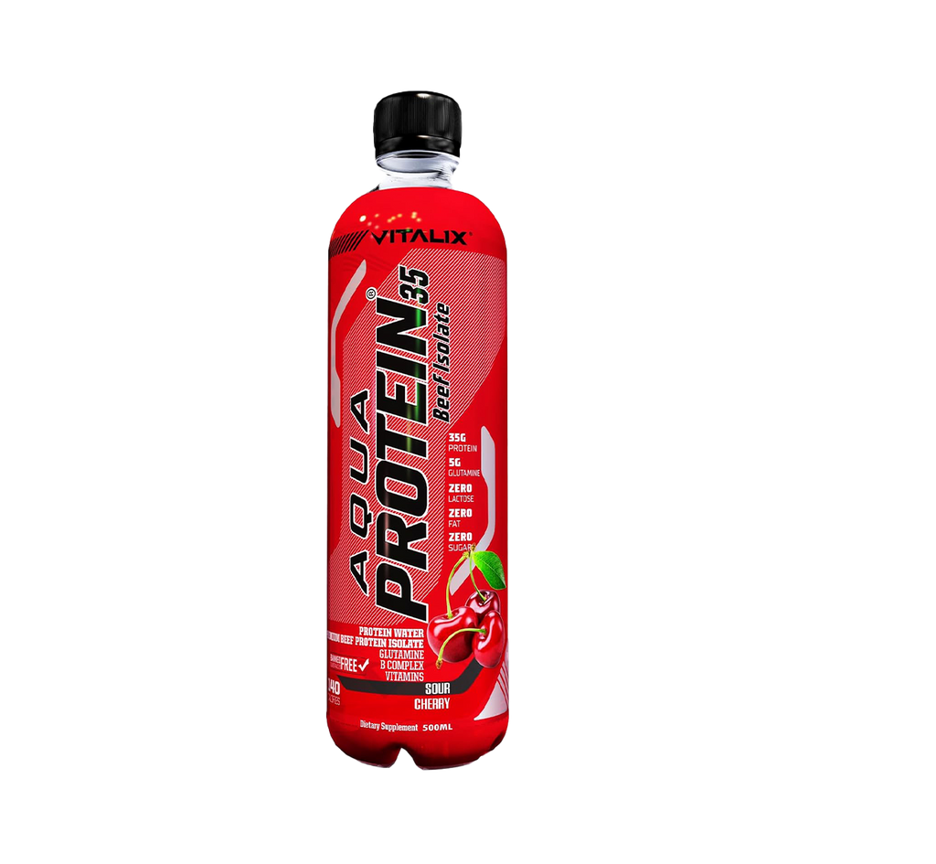 Aqua Protein 35 Premium Beef Protein Isolate - Sour Cherry - Ultramade
