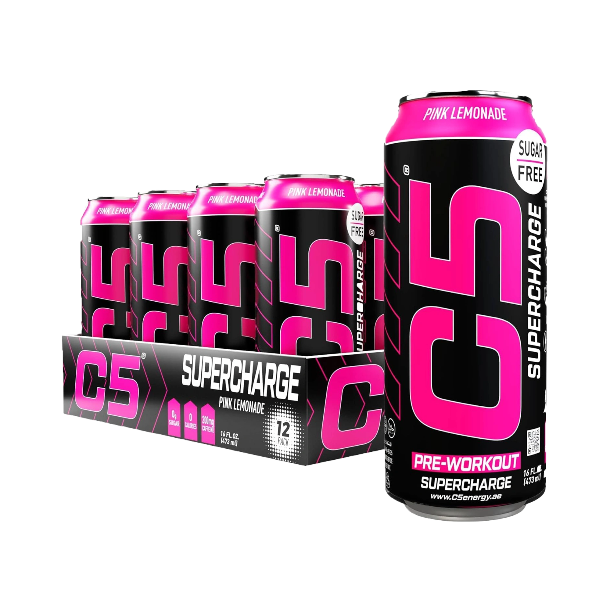 C5 Drink Supercharge Pink Lemonade Pre Workout