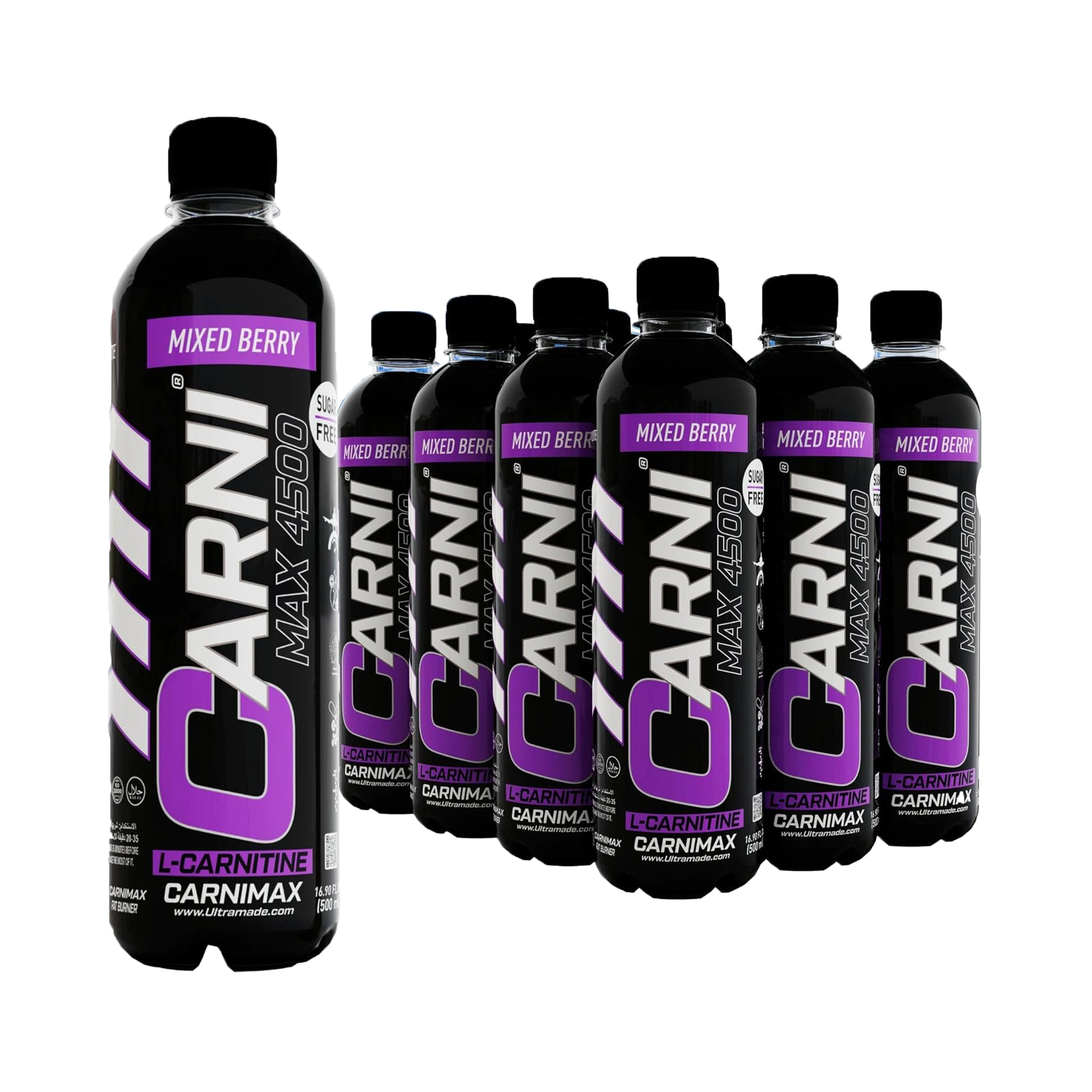 Carnimax L-Carnitine – Mixed Berry – 0g Sugar, 4500mg L-Carnitine - Ultramade