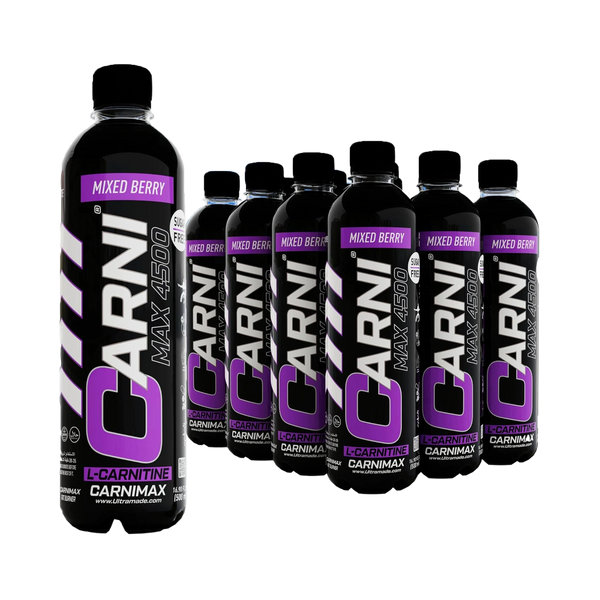 Carnimax L-Carnitine – Mixed Berry – 0g Sugar, 4500mg L-Carnitine
