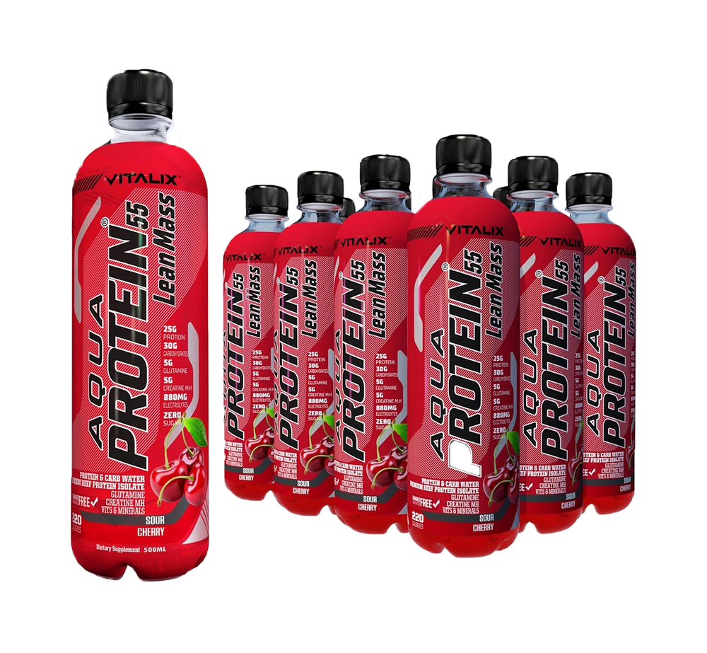 Aqua Protein 55 Lean Mass  Post Workout Drink - Sour Cherry
