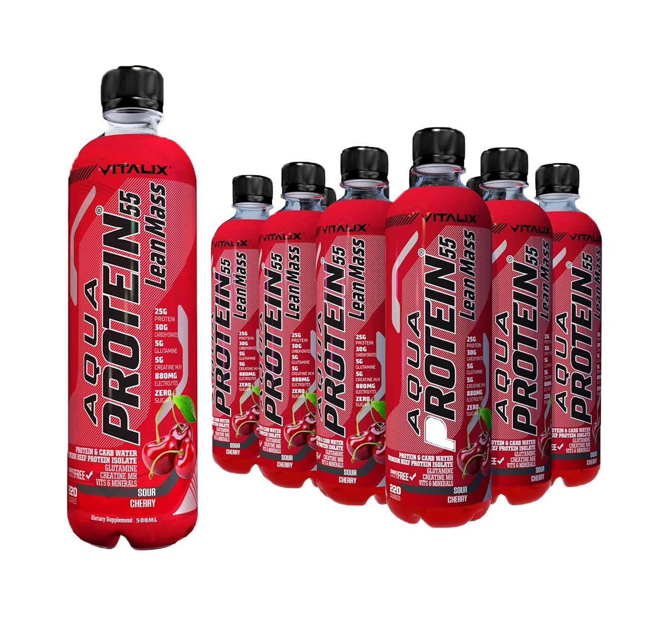 Aqua Protein 55 Lean Mass  Post Workout Drink - Sour Cherry