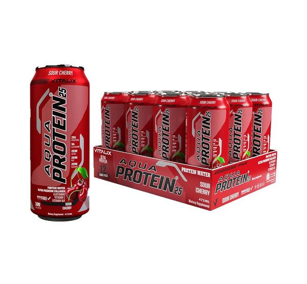 VITALIX Aqua Protein 25 Protein Water - Sour Cherry