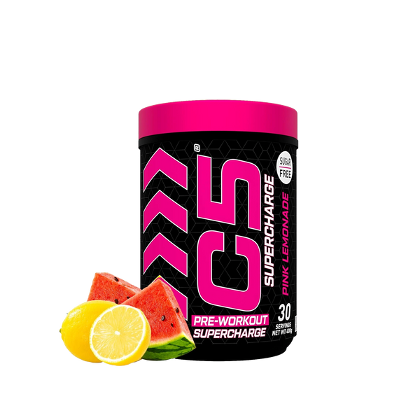 C5 Supercharge Pre Workout Powder Pink Lemonade