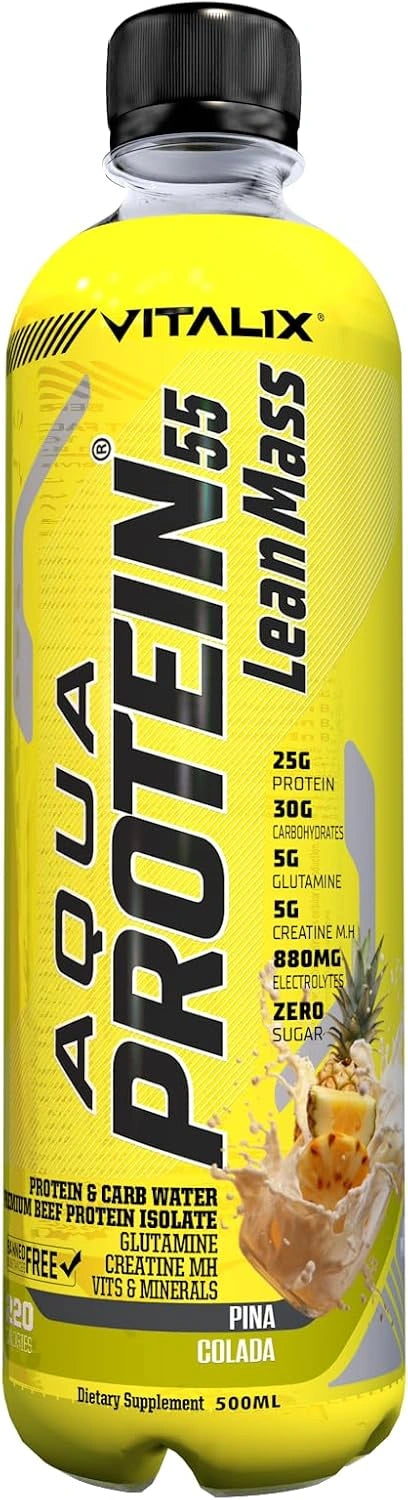 Aqua Protein 55 Lean Mass Post Workout Drink - Pina Colada - Ultramade