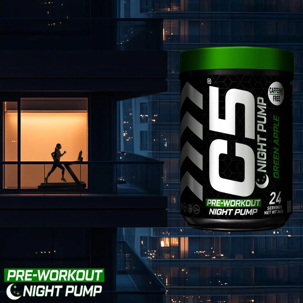 C5 Night Pump Pre Workout Powder Green Apple