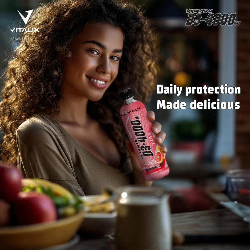 Vitamin D3-4000 Vitamin Water, Zero Sugar - Grapefruit - Ultramade