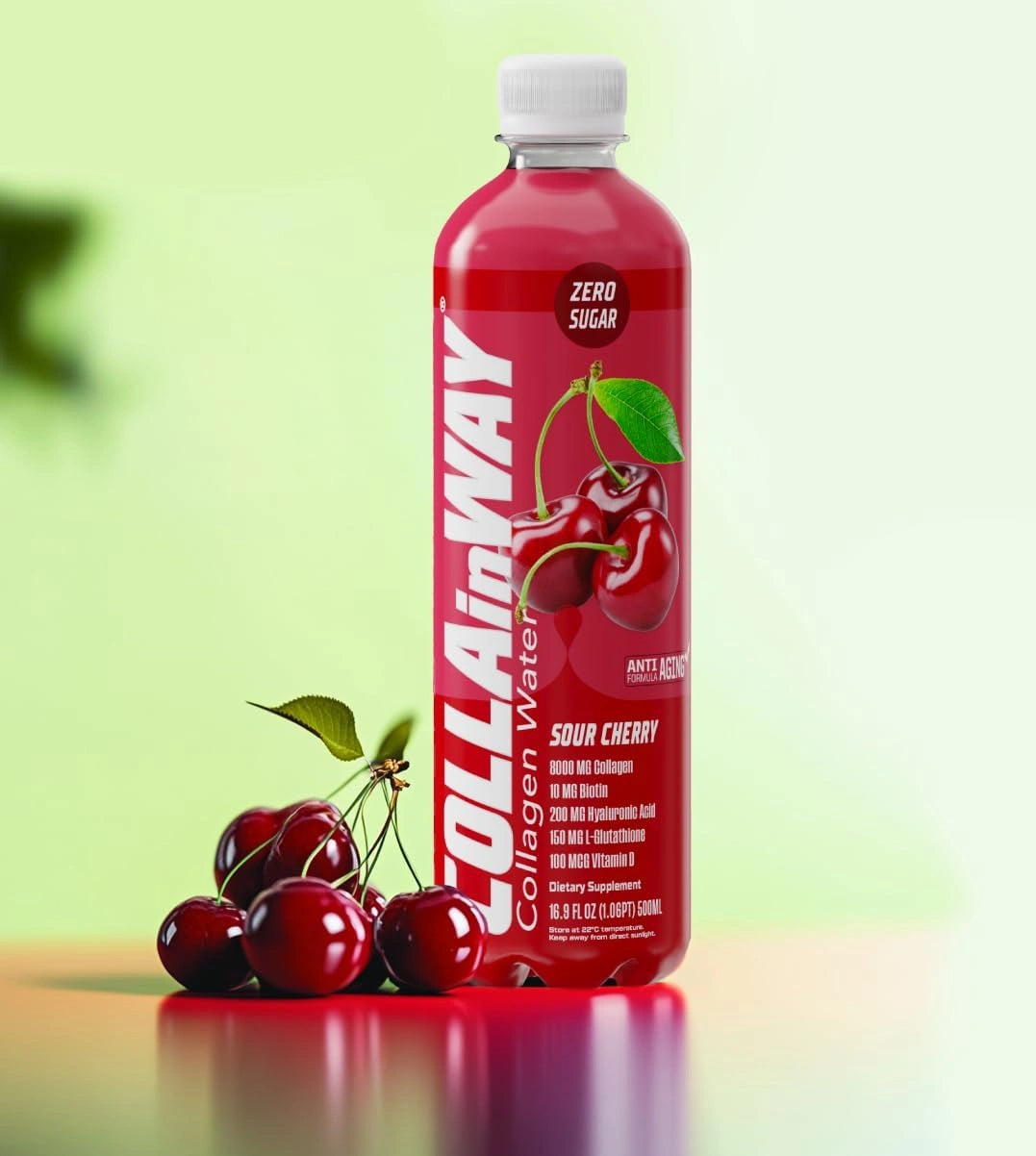 Collainway Collagen Drink 8000mg - Sour Cherry - Ultramade