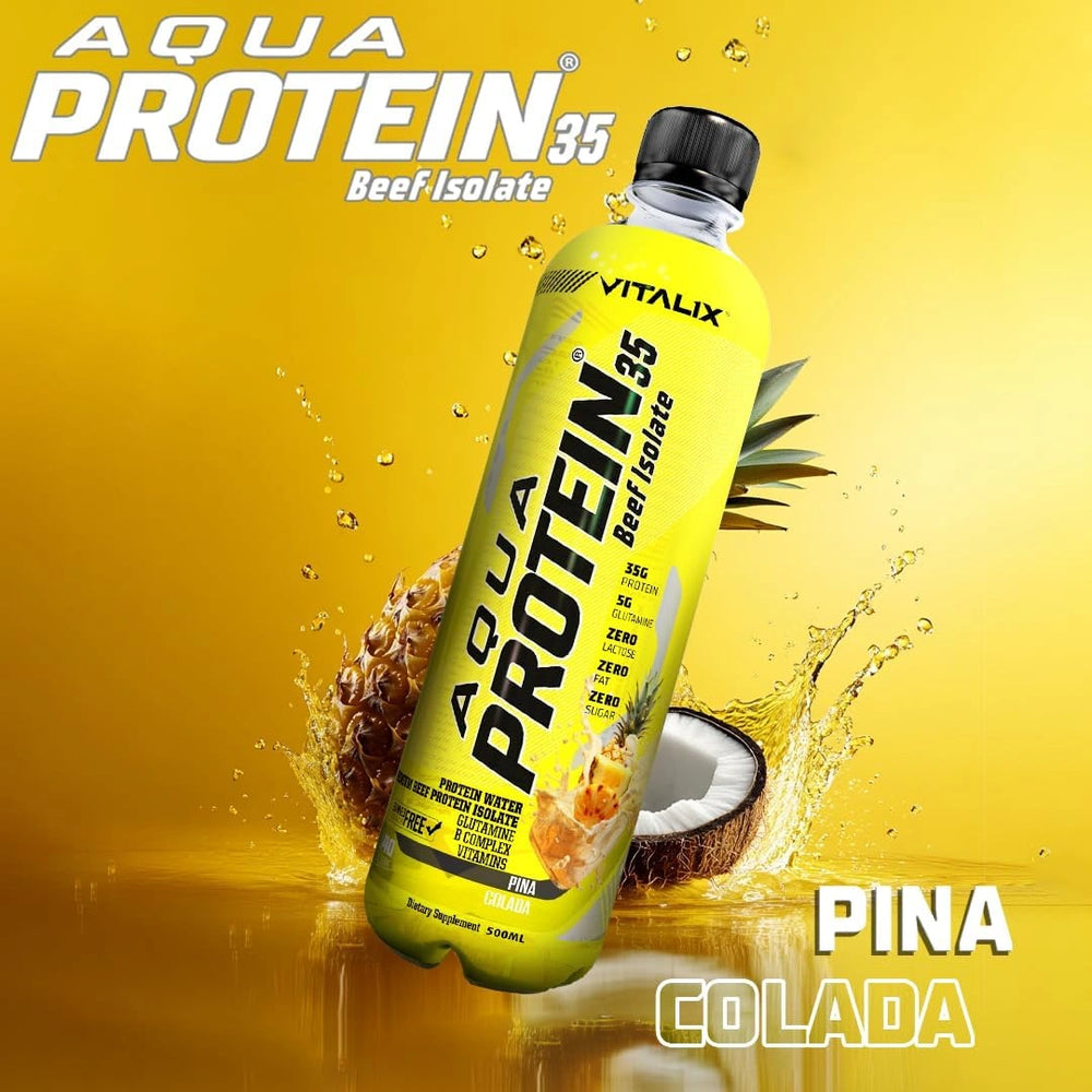 Aqua Protein 35  Premium Beef Protein Isolate - Pina Colada