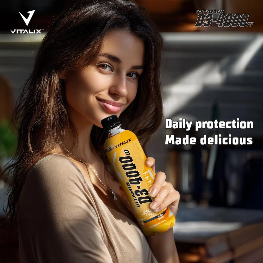 Vitamin D3-4000 Vitamin Water, Zero Sugar - Tango Orange