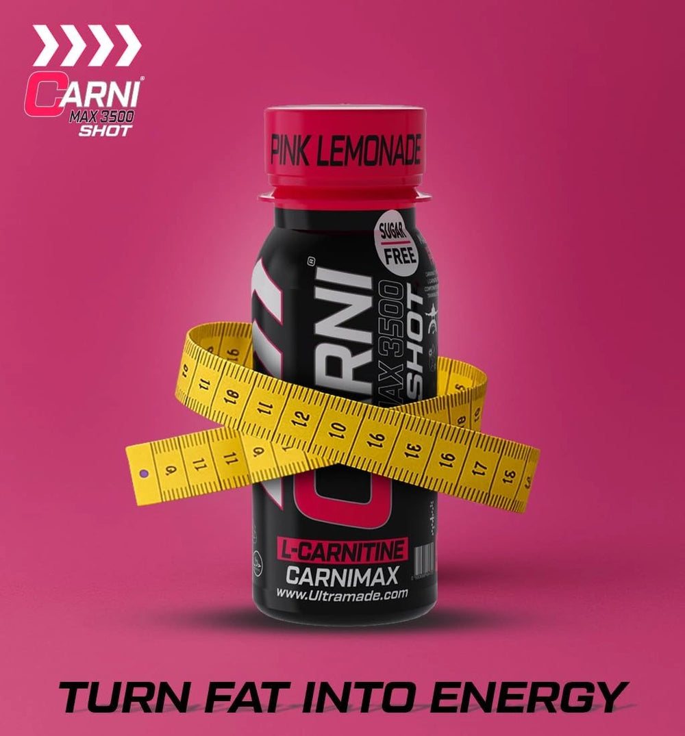 Carni Shot L-Carnitine Sugar-Free Pink Lemonade Pack of 12