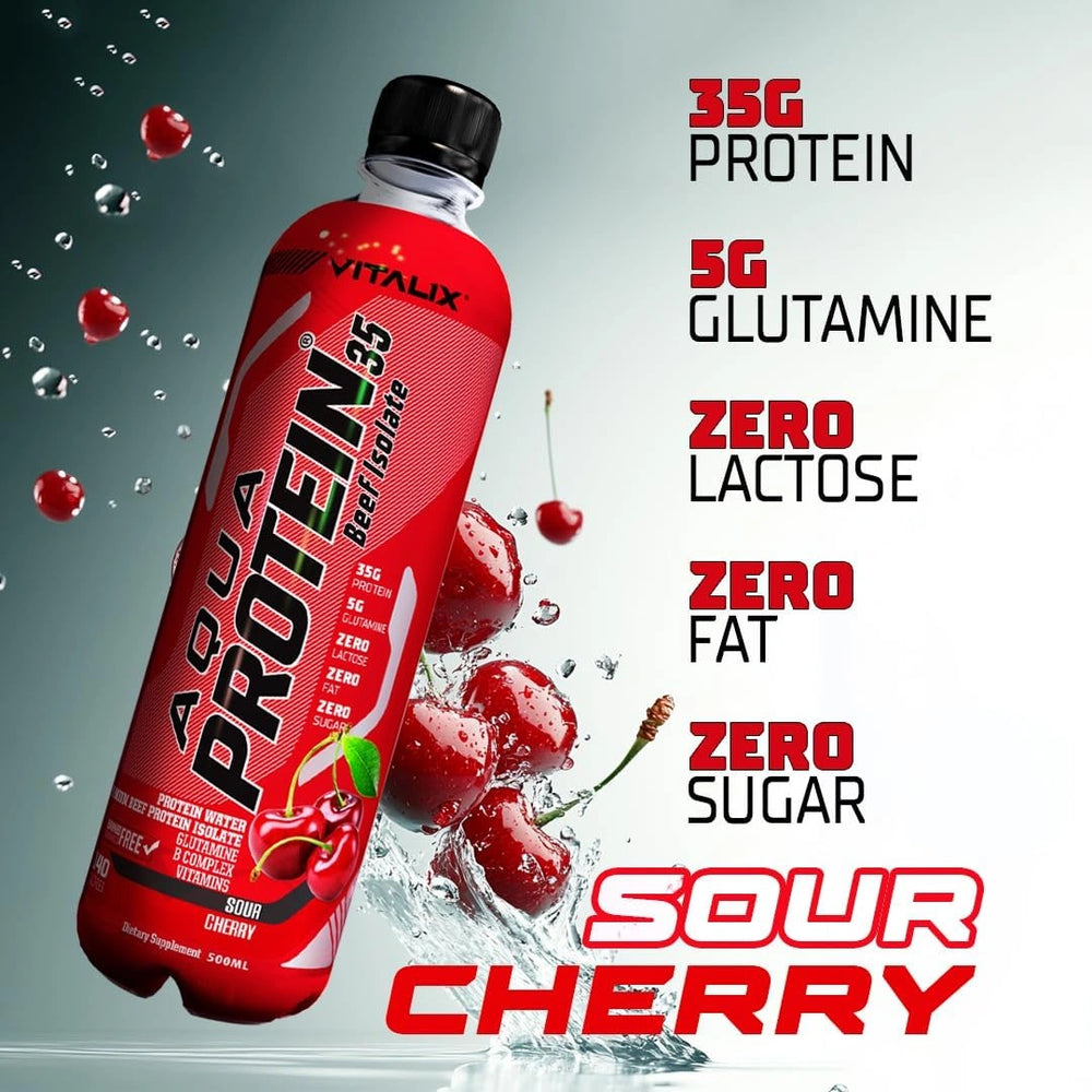 Aqua Protein 35 Premium Beef Protein Isolate - Sour Cherry
