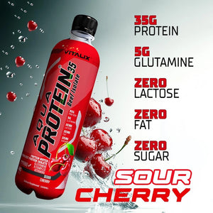 Aqua Protein 35 Premium Beef Protein Isolate - Sour Cherry