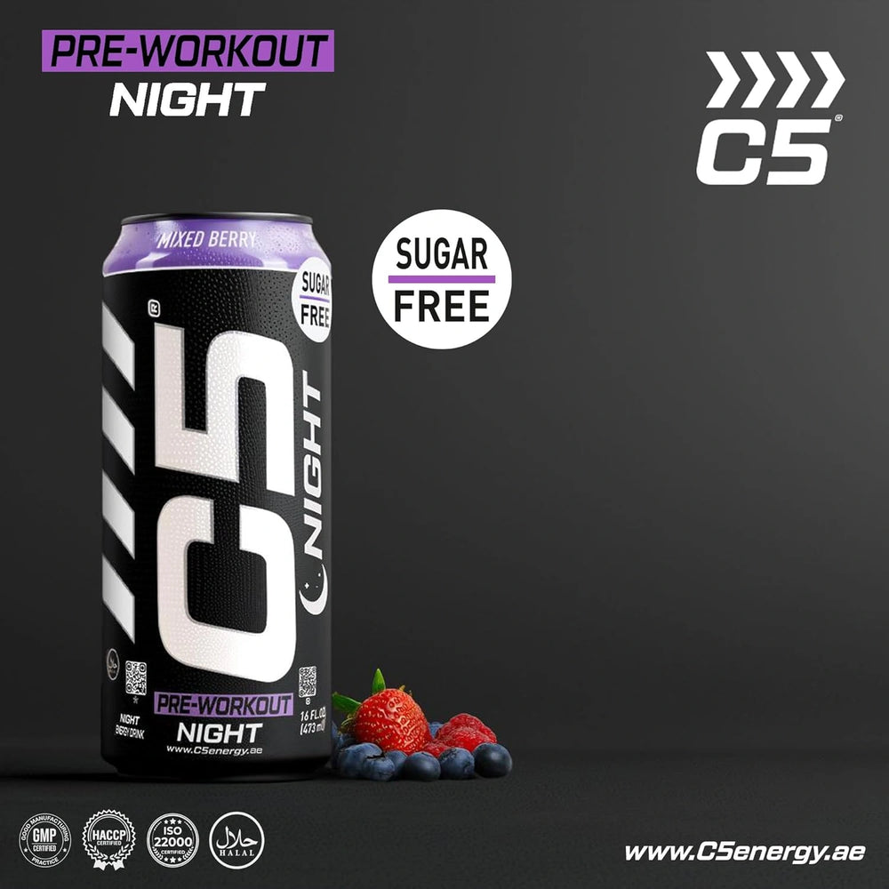C5 Drink Night Mixed Berry, Pre Workout