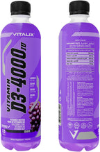 Vitamin D3-4000 Vitamin Water, Zero Sugar - Grape - Ultramade