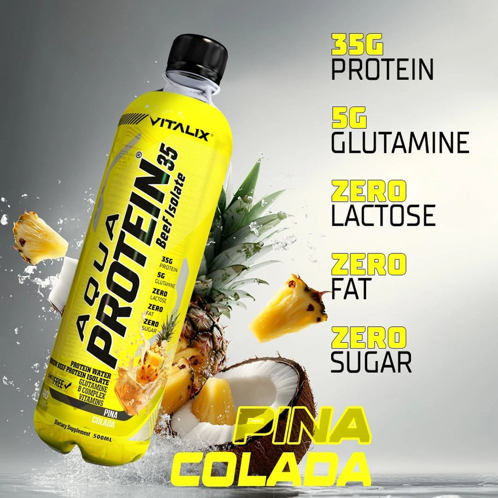 Aqua Protein 35  Premium Beef Protein Isolate - Pina Colada