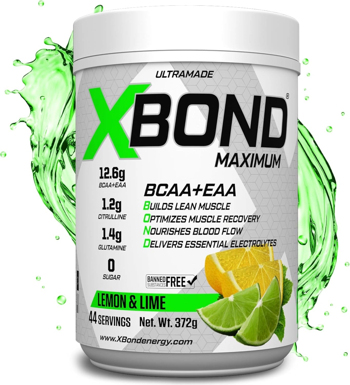 Xbond Powder BCAA + EAA - Lemon & Lime - Ultramade