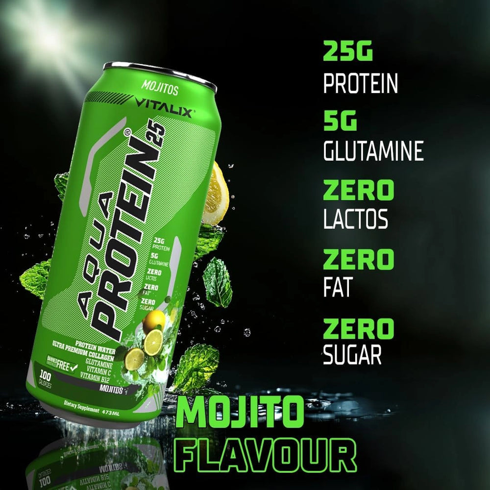 VITALIX Aqua Protein 25 Protein Water - Mojito