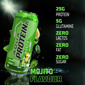 VITALIX Aqua Protein 25 Protein Water - Mojito