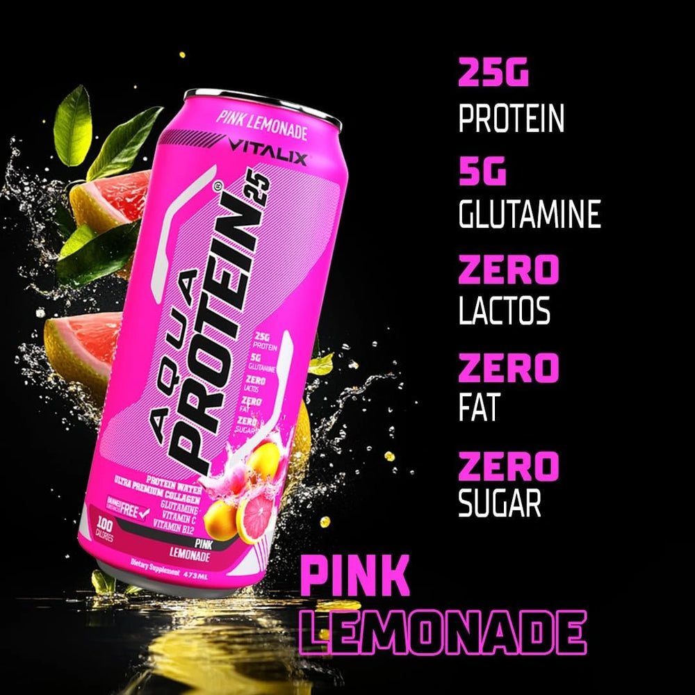 VITALIX Aqua Protein 25 Protein Water - Pink Lemonade