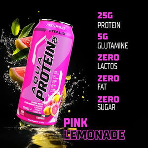 VITALIX Aqua Protein 25 Protein Water - Pink Lemonade