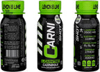 Carni Shot L-Carnitine Sugar-Free Lemon & Lime Pack of 12 - Ultramade