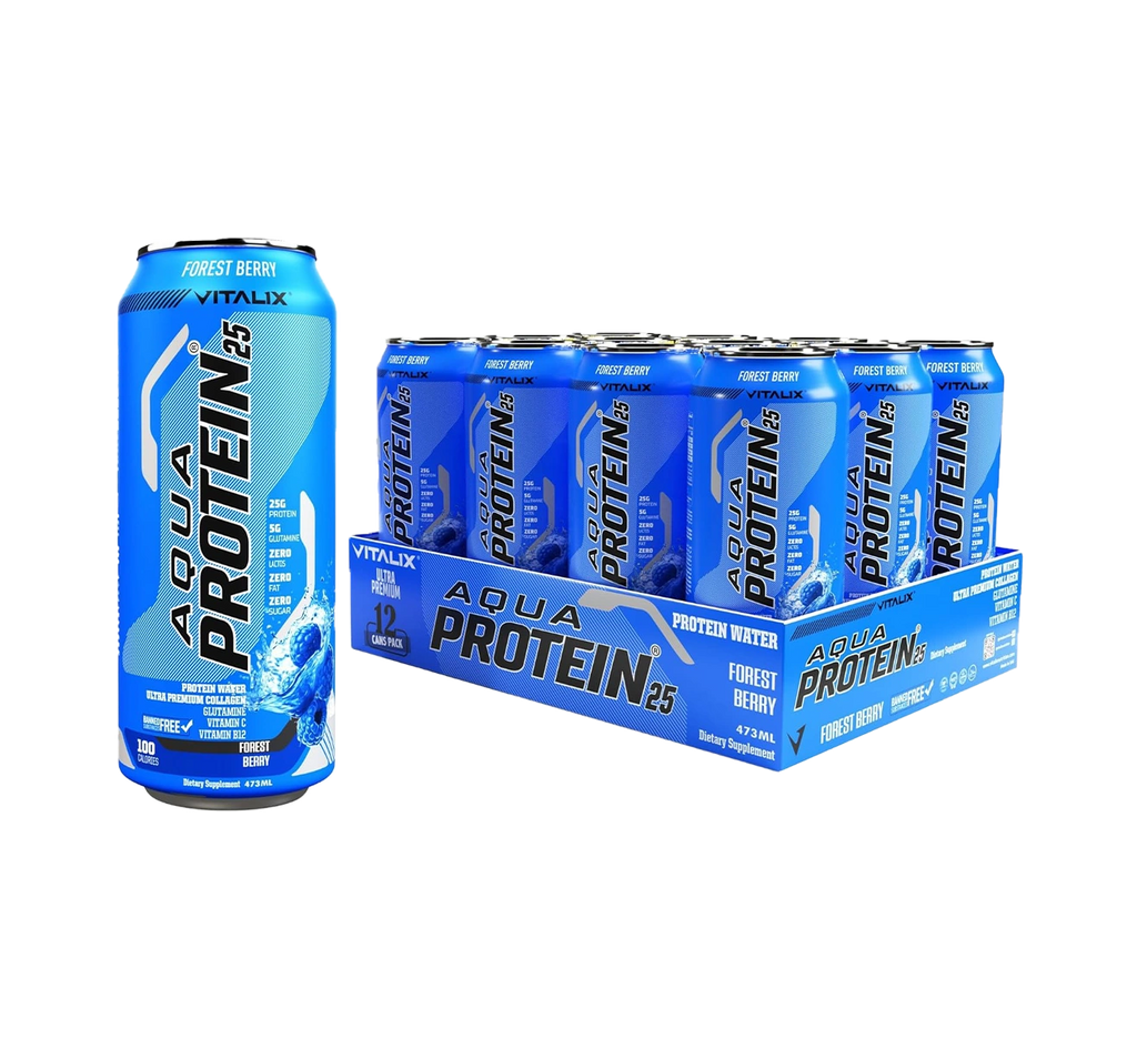 VITALIX Aqua Protein 25 Protein Water - Forrest Berry - Ultramade