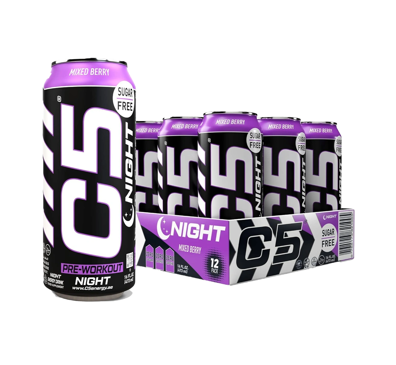 C5 Drink Night Mixed Berry, Pre Workout