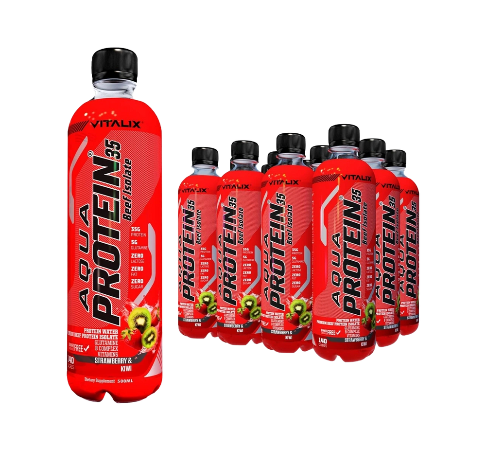 Aqua Protein 35 Premium Beef Protein Isolate - Strawberry & Kiwi