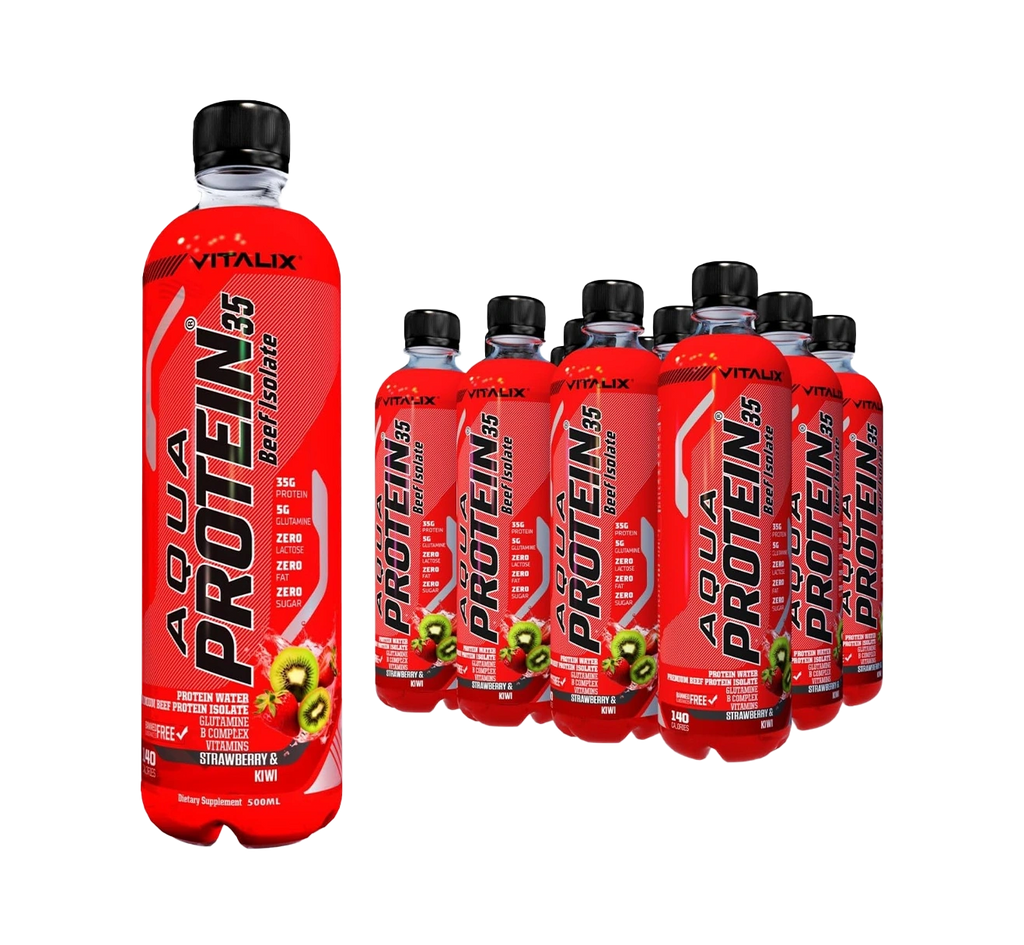 Aqua Protein 35 Premium Beef Protein Isolate - Strawberry & Kiwi - Ultramade