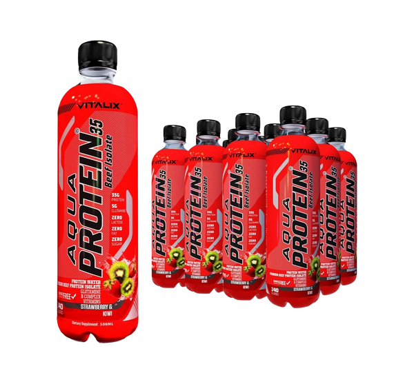 Aqua Protein 35 Premium Beef Protein Isolate - Strawberry & Kiwi