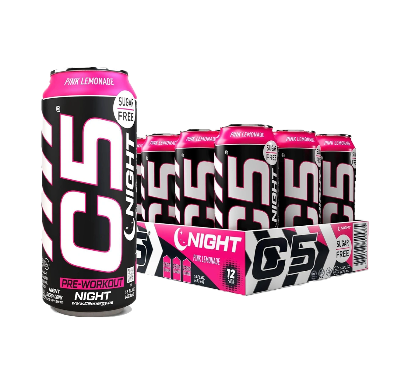 C5 Drink Night Pink Lemonade, Pre Workout