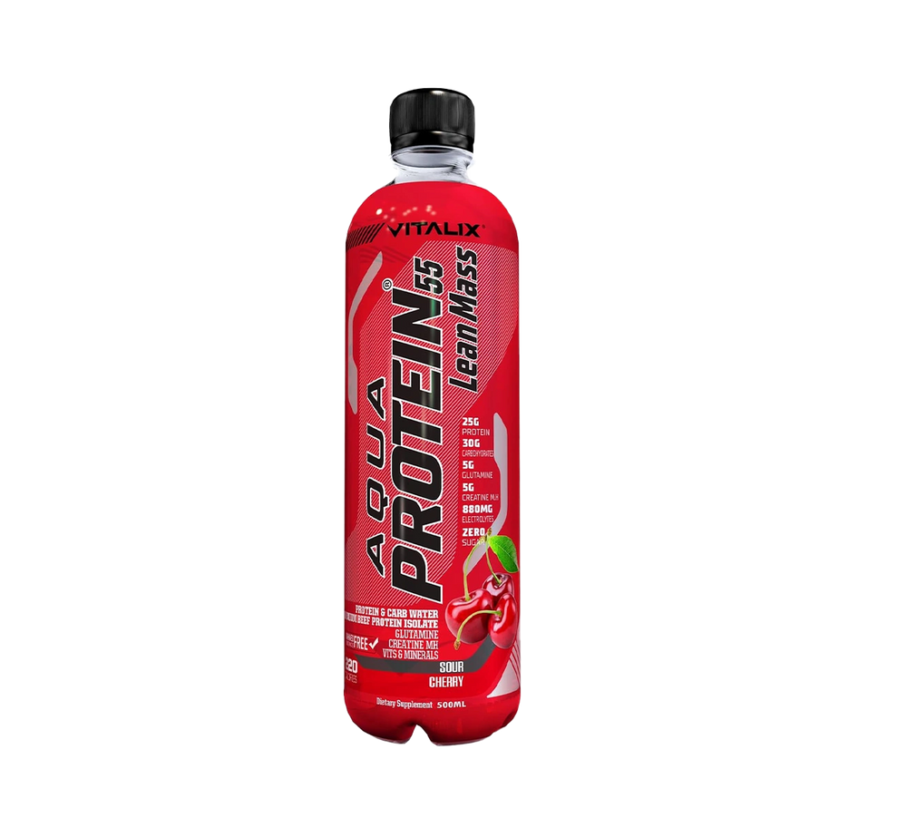 Aqua Protein 55 Lean Mass  Post Workout Drink - Sour Cherry