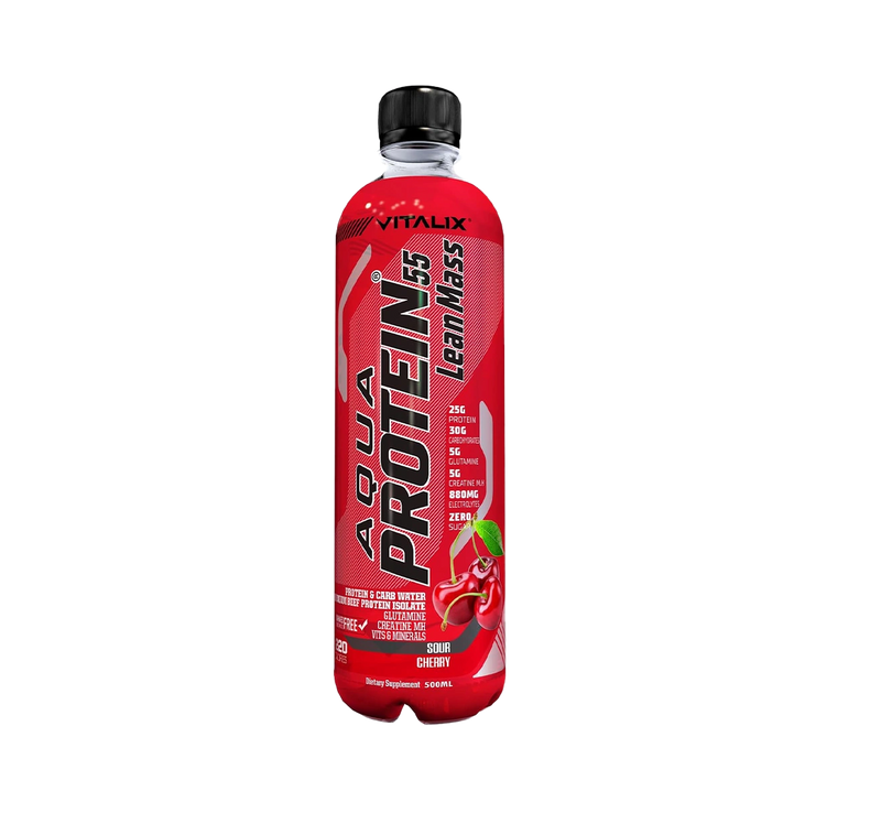 Aqua Protein 55 Lean Mass  Post Workout Drink - Sour Cherry
