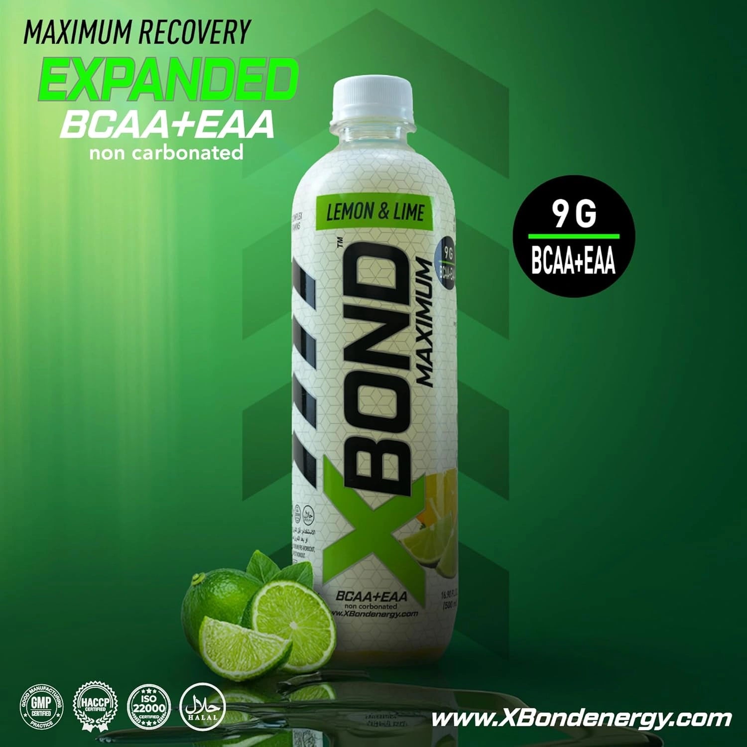 XBOND Drink Non Carbonated BCAA+EAA Lemon & Lime - Ultramade