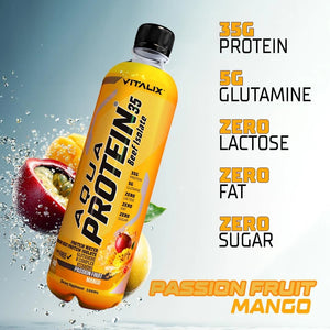 Aqua Protein 35  Premium Beef Protein Isolate - Mango Passion Fruit