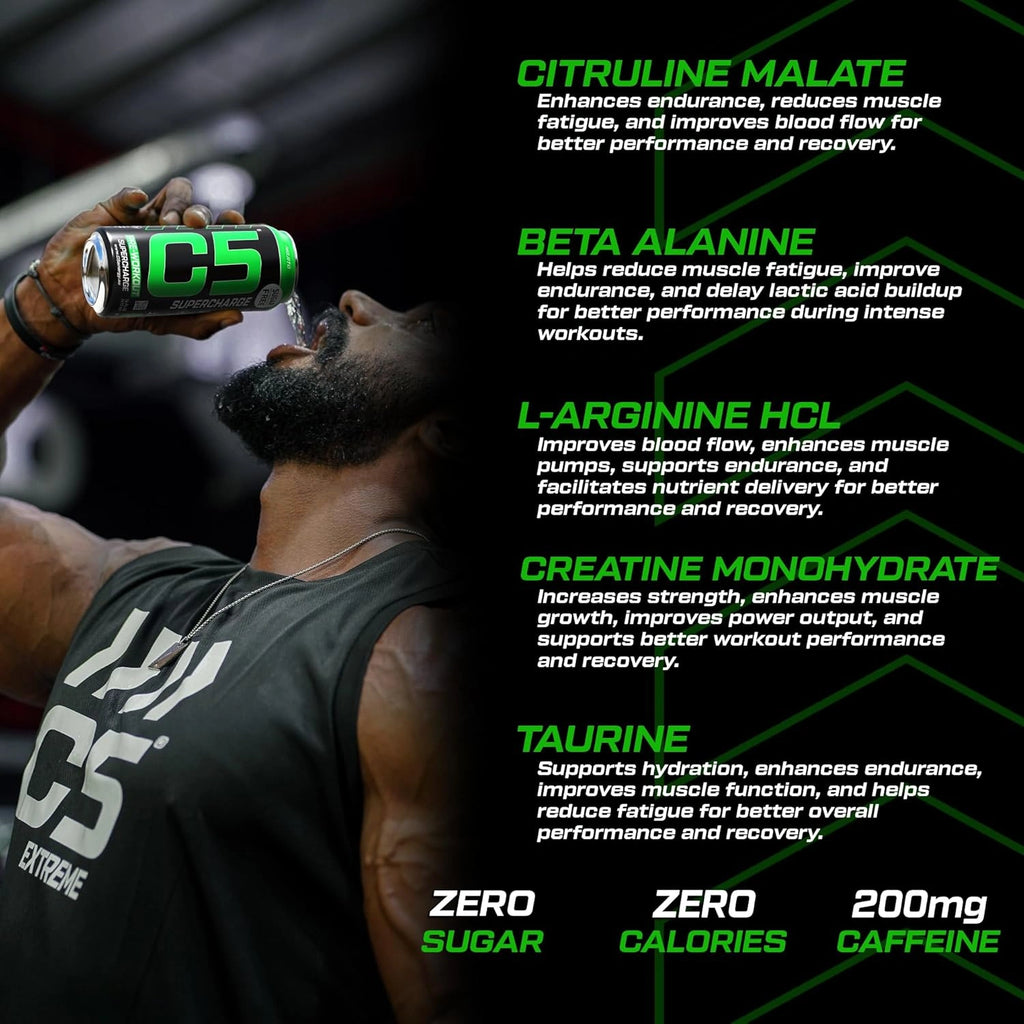 C5 Energy Drink Extreme Mojito Pre Workout - Ultramade