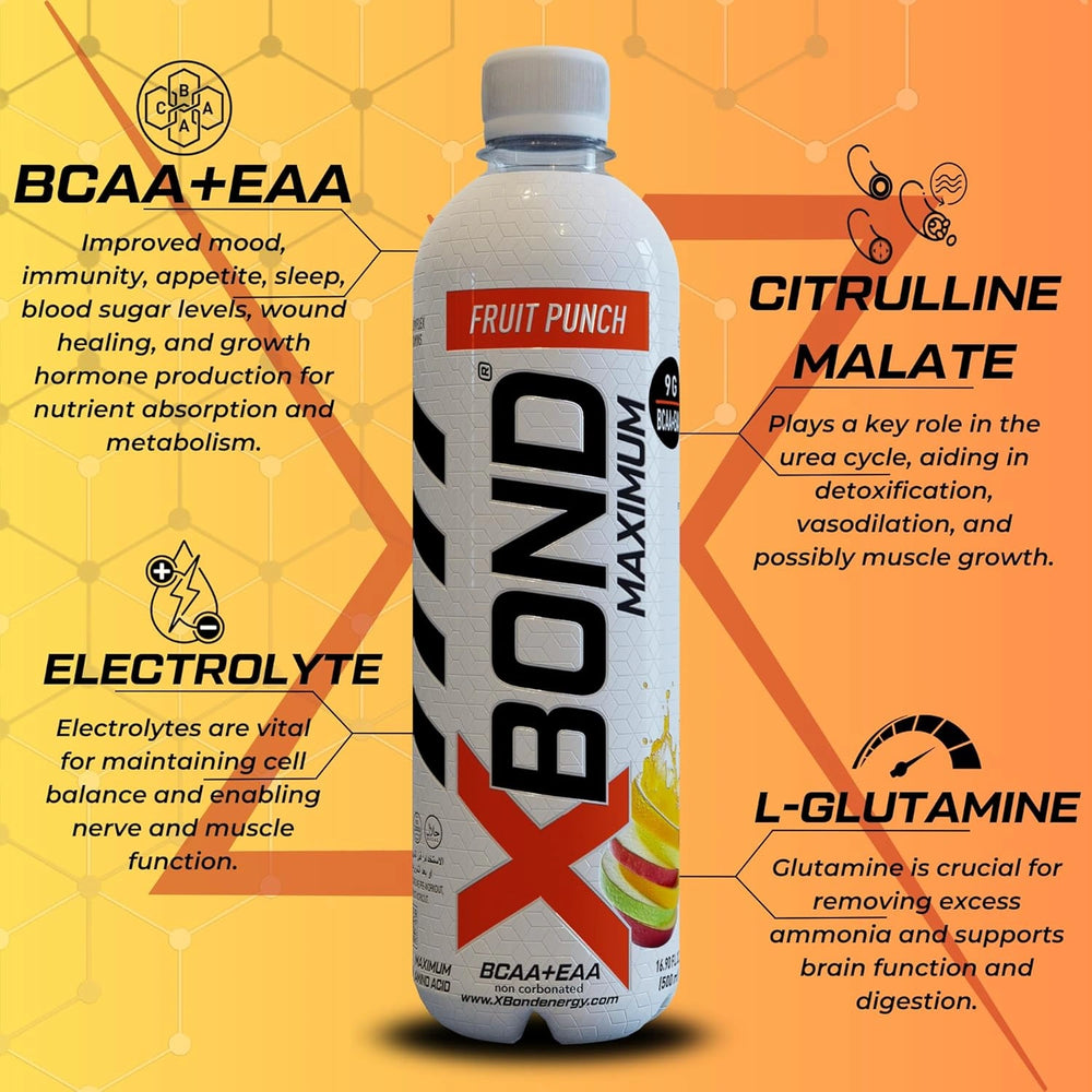 XBOND Drink Non Carbonated BCAA+EAA Fruit Punch