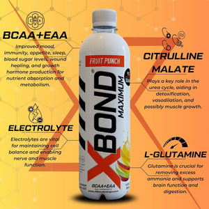 XBOND Drink Non Carbonated BCAA+EAA Fruit Punch