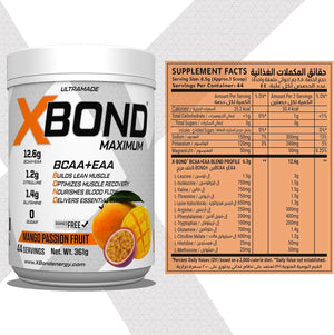 Xbond Powder BCAA + EAA - Mango Passion Fruit