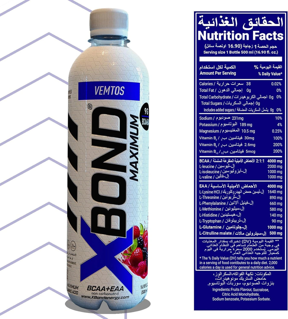 XBOND Drink Non Carbonated BCAA+EAA Vemtos