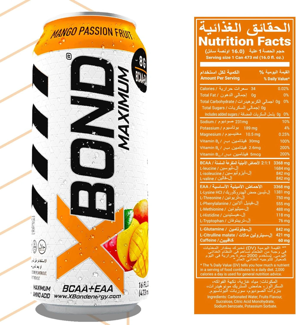 XBOND Drink BCAA+EAA Mango Passion Fruit