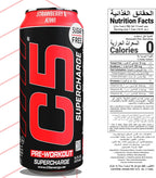 C5 Energy Drink Supercharge Strawberry & Kiwi  Pre Workout - Ultramade