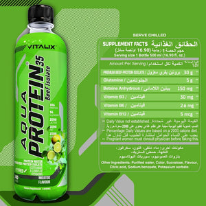 Aqua Protein 35  Premium Beef Protein Isolate - Mojito